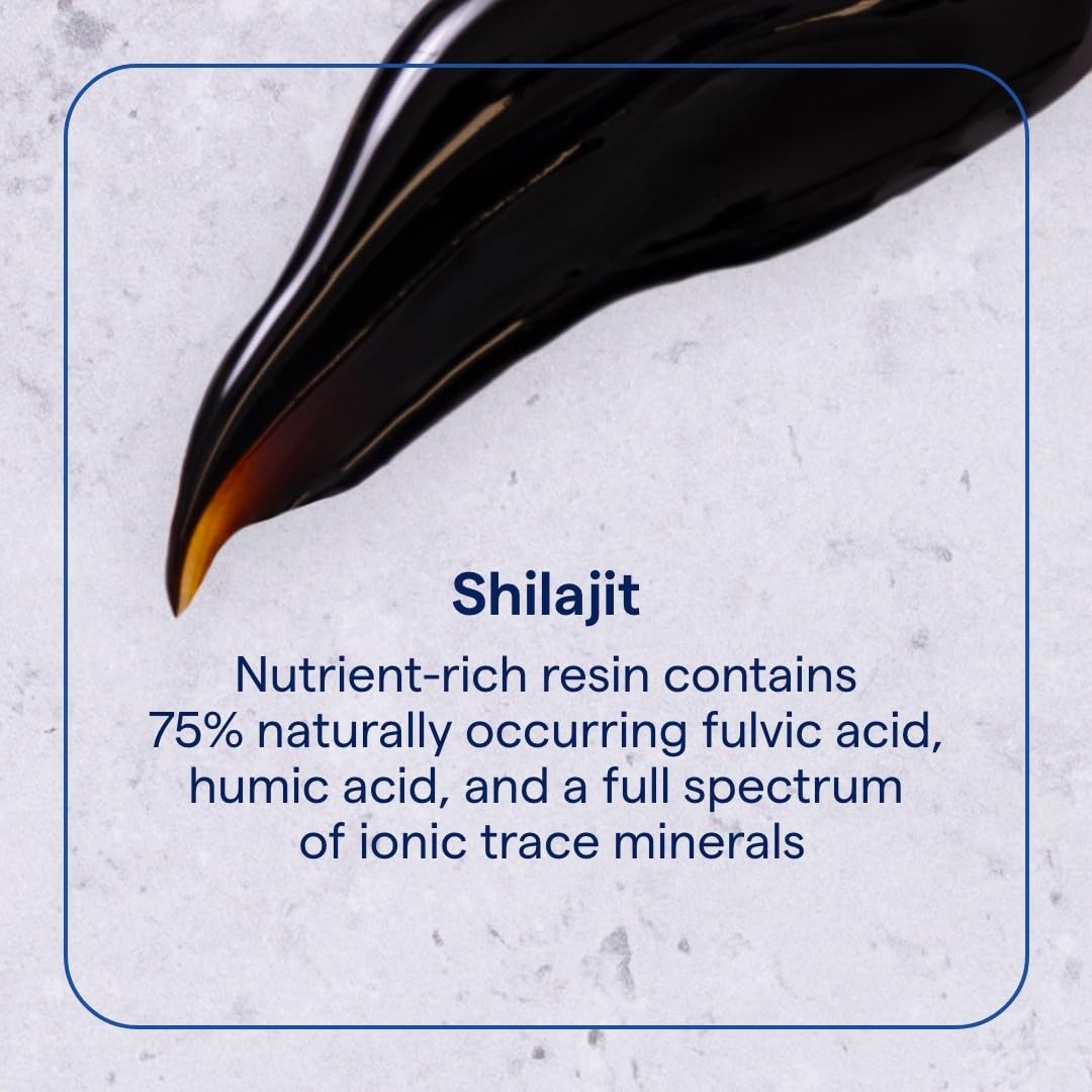 Trace Minerals Shilajit Resin – Himalayan Shilajit for Immunity & Energy | ConcenTrace 450 mg per Serving (60 Servings)