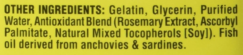 Trader Joe's Molecularly Distilled Omega-3 Fatty Acids Dietary Supplement – 1200mg Fish Oil, EPA & DHA