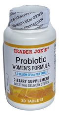 Trader Joe's Probiotic Women's Formula - 2.5 Billion CFU per Tablet, 30 Tablets