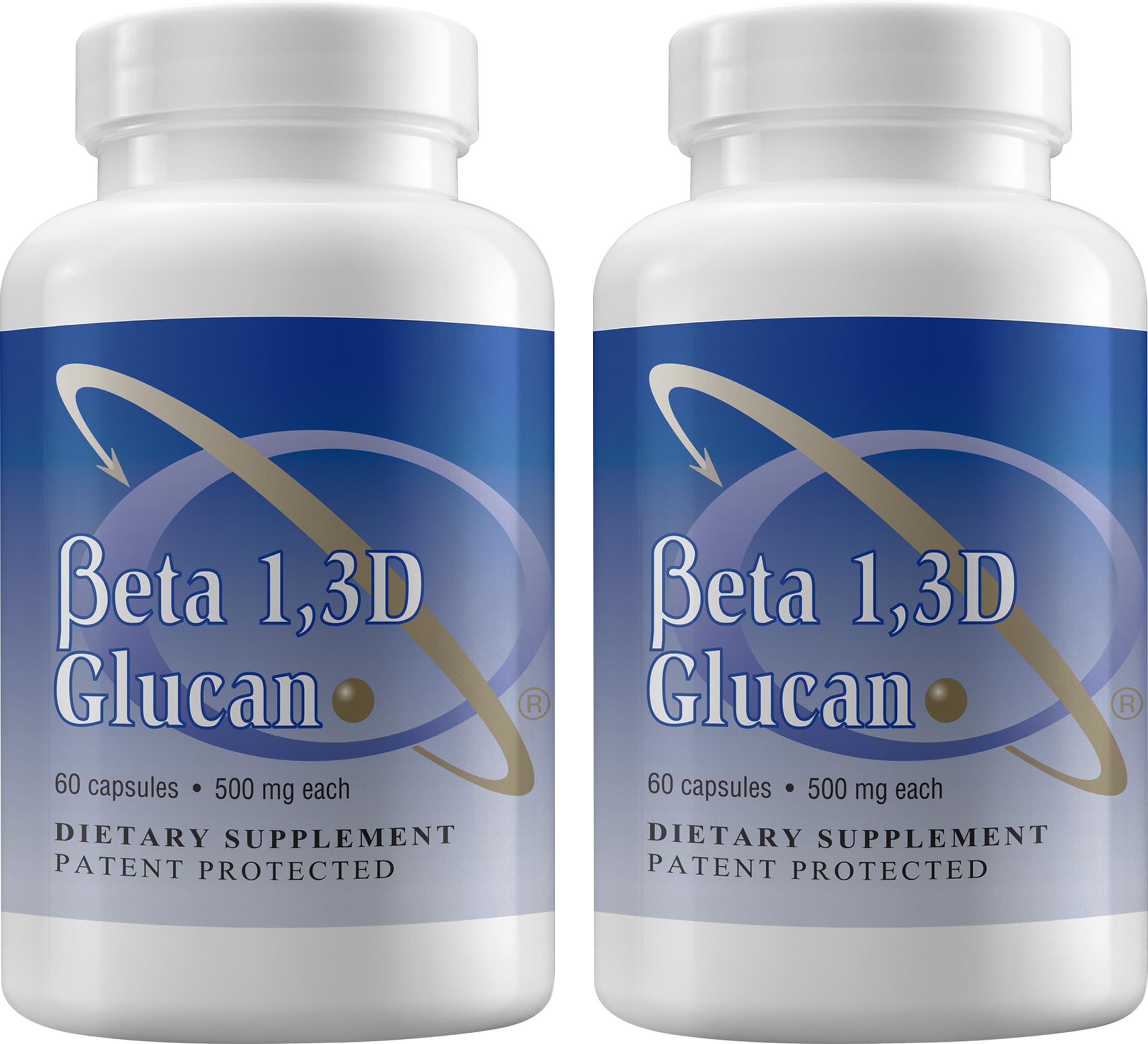 Transfer Point Immune Support: Highly Purified Beta 1,3D Glucan 500 mg Capsules (Pack of 2)