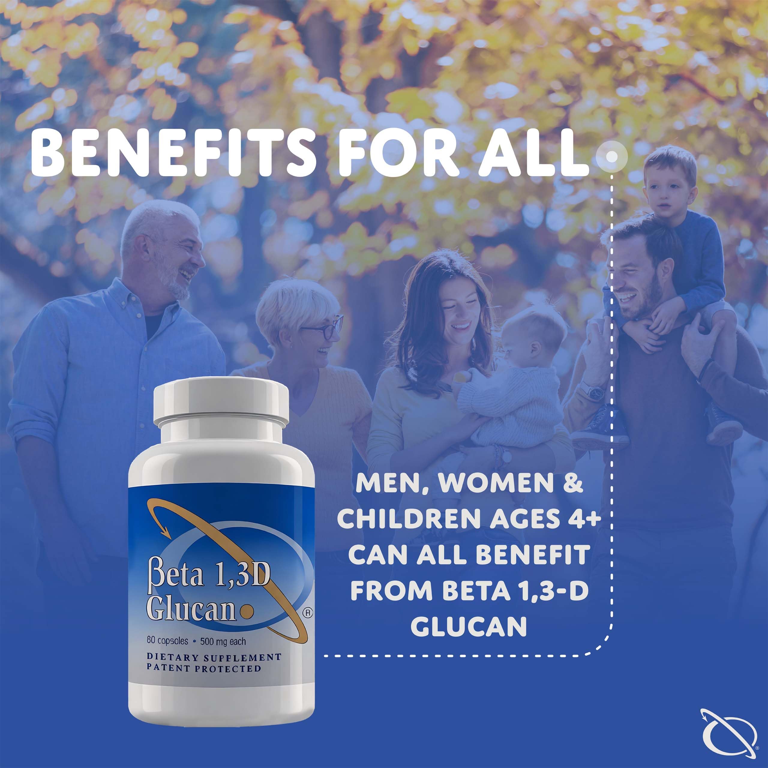 Transfer Point Immune Support: Highly Purified Beta 1,3D Glucan 500 mg Capsules (Pack of 3)
