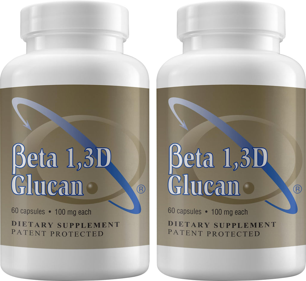 Transfer Point Immune Support Supplement – Highly Purified Beta 1,3D Glucan 100 mg per Capsule (b-glucan Fiber) Pack of 2