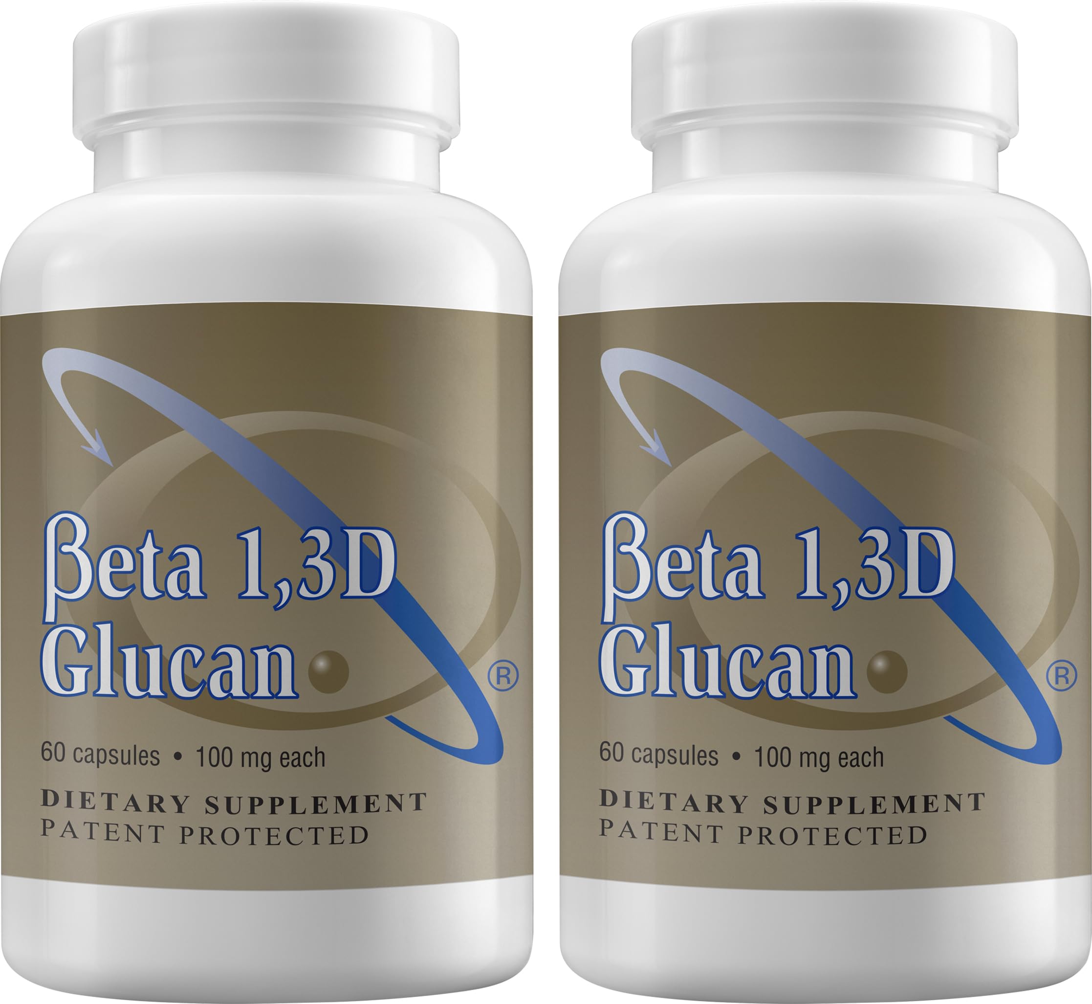 Transfer Point Immune Support Supplement – Highly Purified Beta 1,3D Glucan 100 mg per Capsule (b-glucan Fiber) Pack of 2