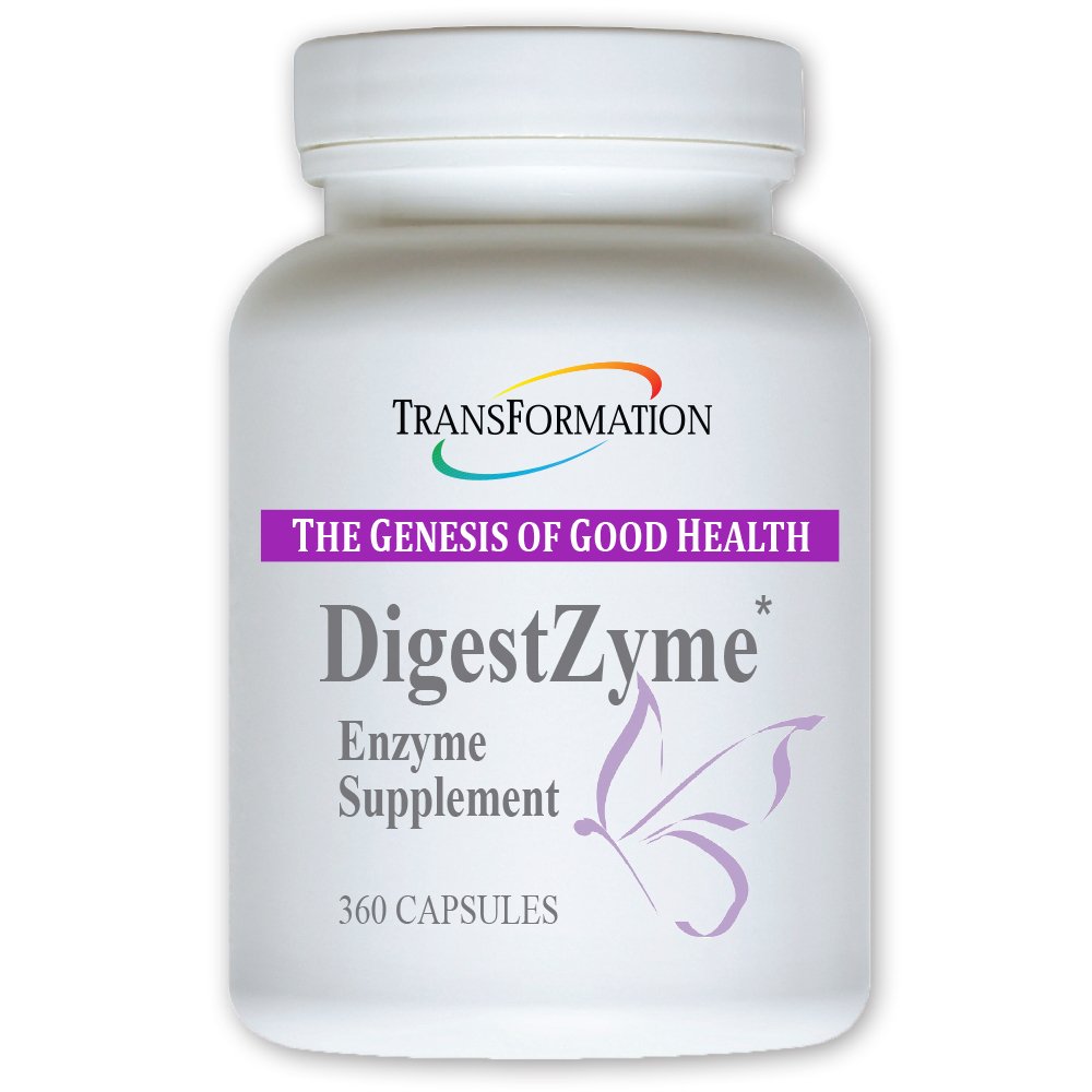 TRANSFORMATION DigestZyme Kids — Gentle Enzymes & Probiotics for Everyday Digestion | 360 Capsules