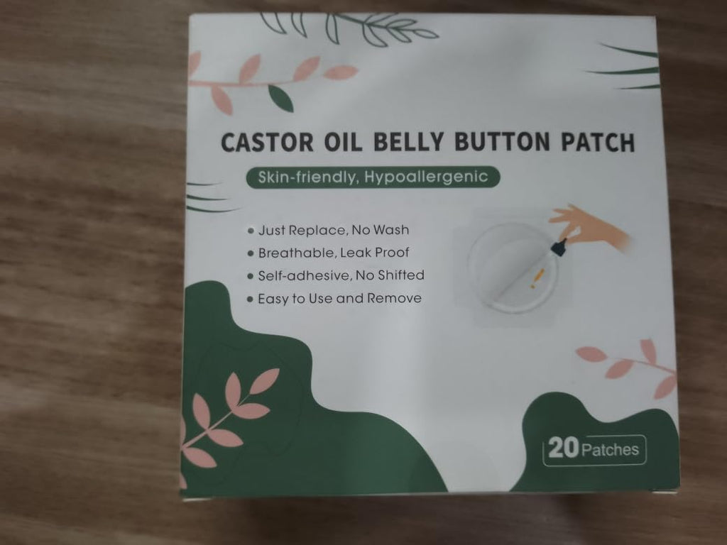 Organic Castor Oil Pack Wrap - Self-Adhesive & Reusable