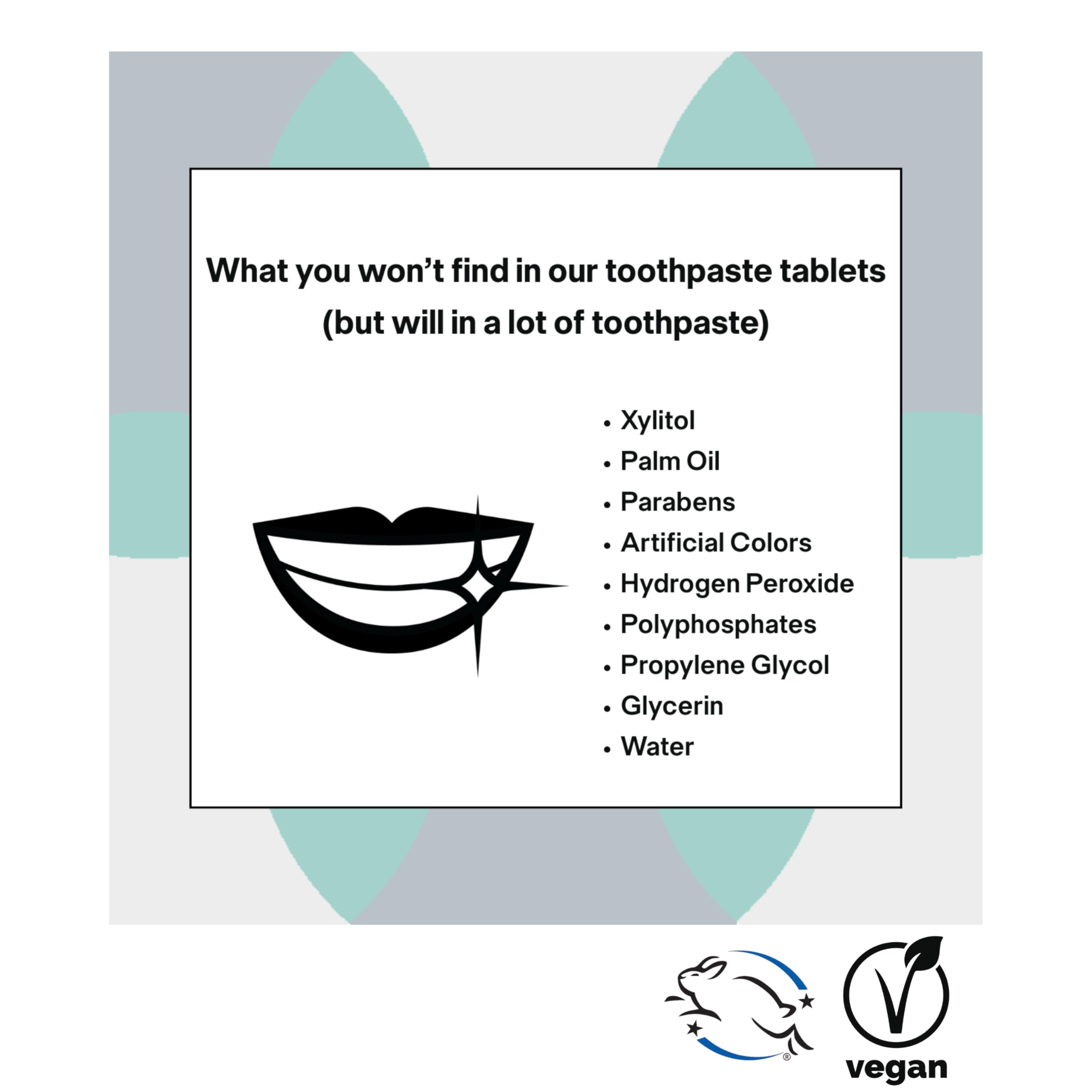 New Formula Unpaste Toothpaste Tablets – Fluoride Mint, Xylitol Free, Vegan, Plastic Free (125ct, 2 Month Supply)