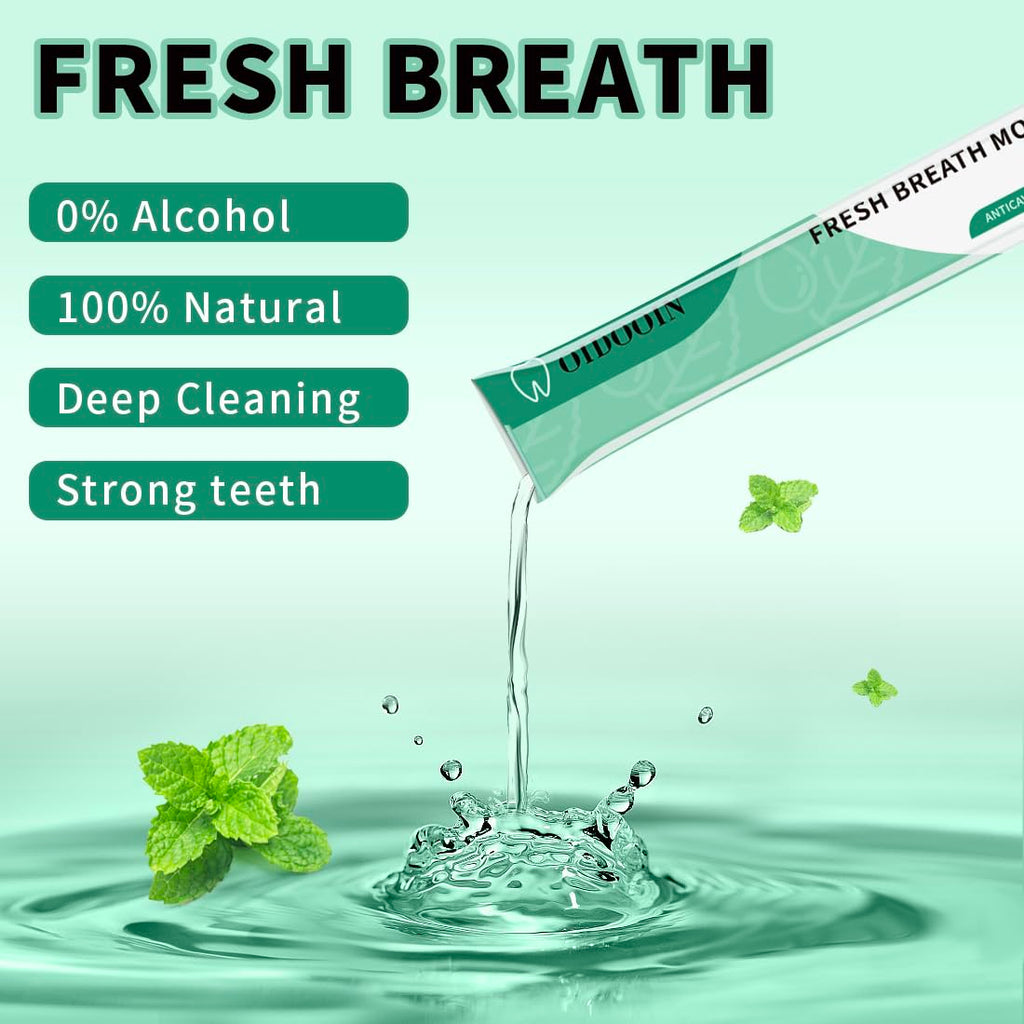 Travel Size Mouthwash Pack of 40 – 0.4 fl oz Mini Mouthwash for Fresh Breath