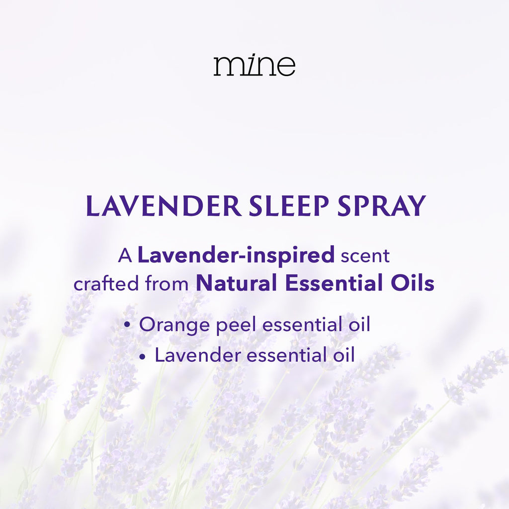 Lavender Sleep Spray with Melatonin – Natural Pillow Mist for Relaxing Sleep | Calming Bed Spray