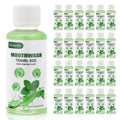 Travel Size Mouthwash Bulk – 50 Mint 35ml Portable Bottles for Travel Toiletries