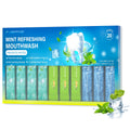 Travel Size Mouthwash – 20 Portable Packets, Alcohol & Fluoride Free, 3 Flavors