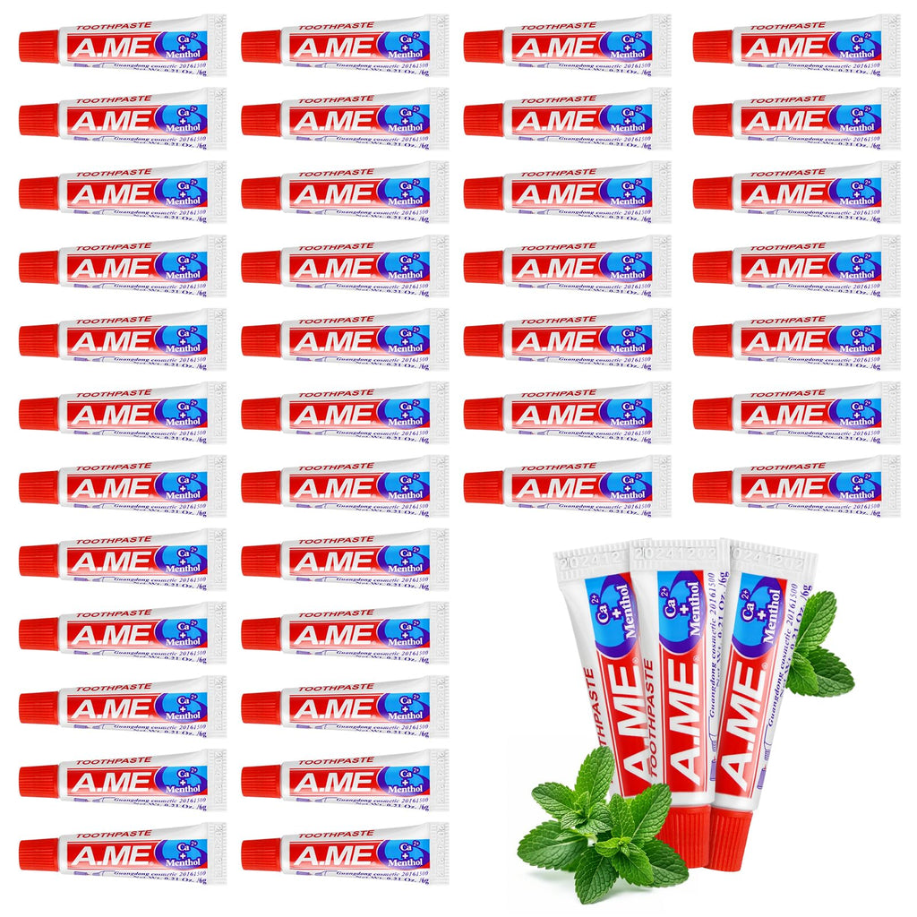 Travel Size Toothpaste Bulk – 200 Pack, Disposable On-The-Go Pocket Toothpaste for Travel