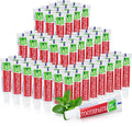 Travel Size Toothpaste Bulk — 60 Tubes, Mint, Disposable 0.176 oz