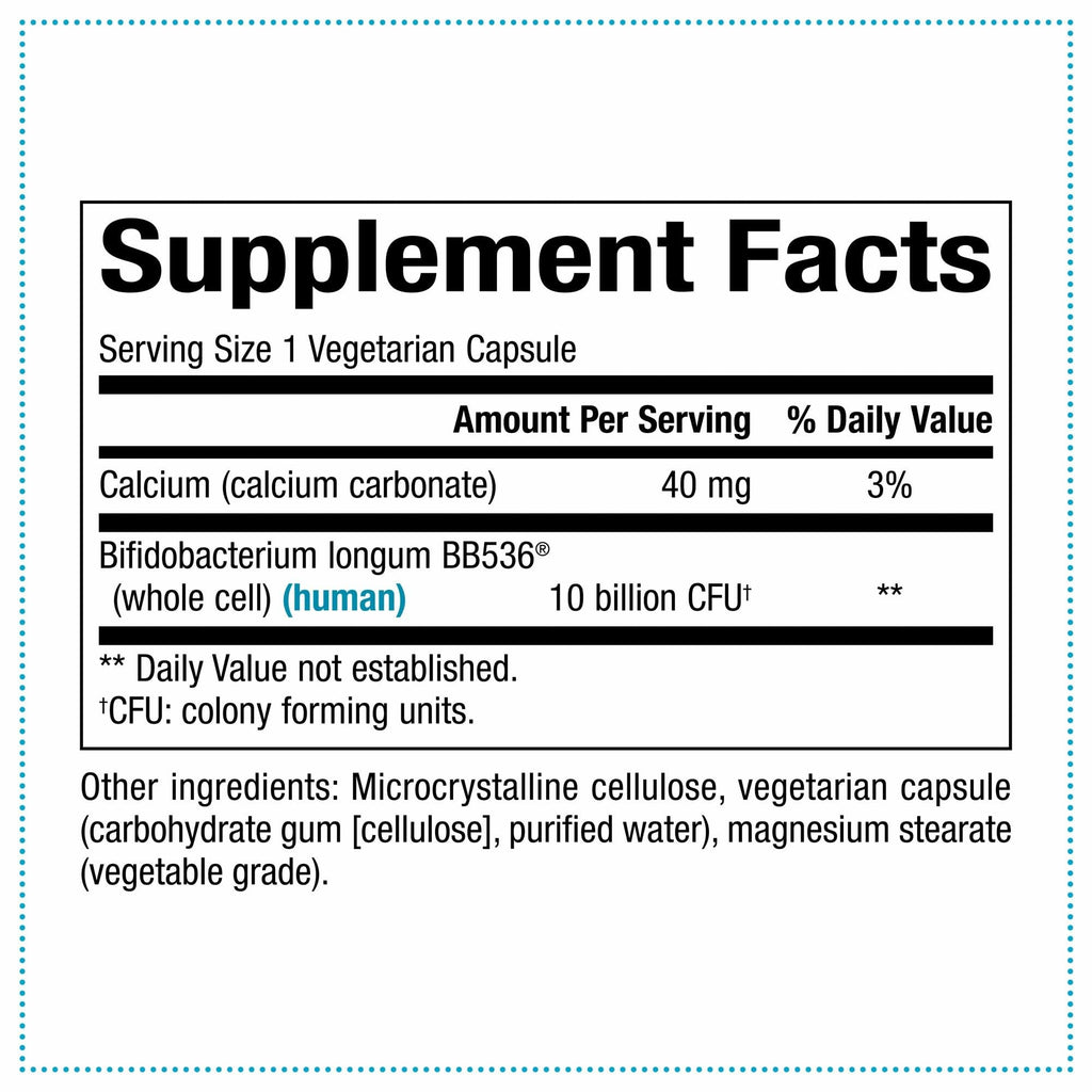 Natural Factors TravelBiotic Probiotic – 10B CFU, Vegan, 60 Capsules