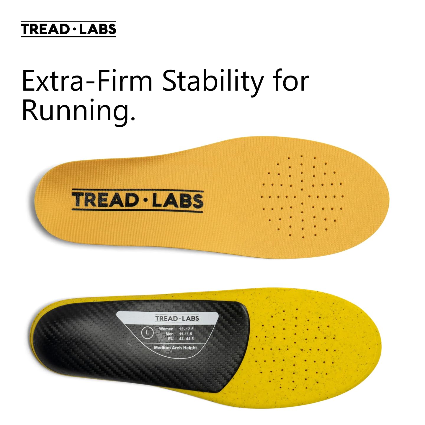 Tread Labs Dash Insoles – Carbon Fiber Arch Support for Men & Women