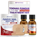 Treatonic Toenail Fungus Treatment Kit – Extra Strength 25% Undecylenic Acid + 32 Nighttime Patches