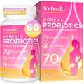 Trehealtt 70 Billion CFUs Vaginal Probiotics – 60 Days Supply, pH Balance, D-Mannose, GMO-Free