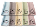 TreVee Microfiber Cleaning Cloths - 10-Pack (6x6) for Glasses, Screens & Lenses | Cute Dog Design