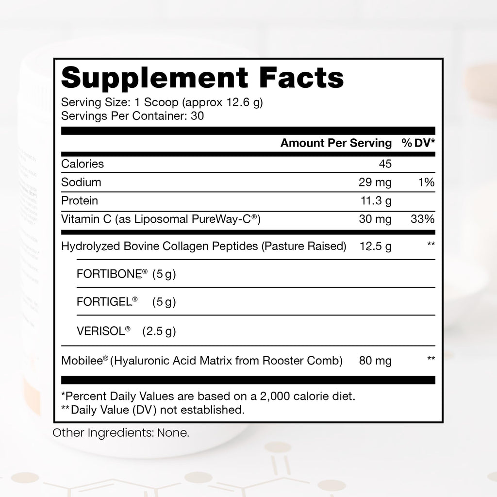 Pure Therapro Rx TriActive Collagen Plus – Unflavored Multi Collagen Powder, 30 Servings