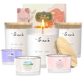 TRINIDa Scented Candles 120Hrs | Soy Candles for Home & Aromatherapy – Lavender Gift Set