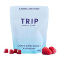 TRIP Raspberry Lion’s Mane Gummies | 2000mg per Serving, Vegan 60 Count