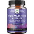 Triple Magnesium Complex 400 mg – High Absorption Glycinate, Malate & Taurate | 120 Count