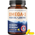 Triple Strength Omega-3 Fish Oil 1200 mg | EPA & DHA | 30 Softgels