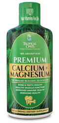 Tropical Oasis Liquid Calcium Magnesium – 98% Absorption – 32 Fl Oz (64 Serv)