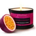 Tropical Scented Massage Oil Candle – Vegan Full Body Massage & Home Spa