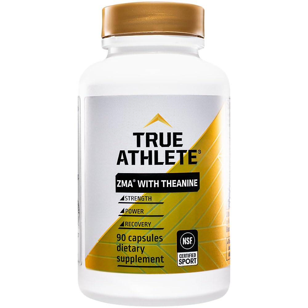 True Athlete ZMA with Theanine – Muscle Recovery, Sleep & Performance (90 Caps)
