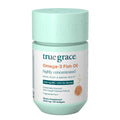 True Grace Omega-3 Fish Oil – 60 Softgels, 1400 mg EPA+DHA | Gluten Free, Organic, Soy Free