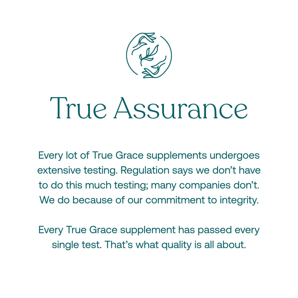 True Grace One Daily 40+ Multivitamin with Fermented Minerals, Organic Adaptogens & Mushrooms - Non-GMO, Gluten & Soy Free, 90 Vegan Tablets