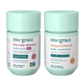 True Grace One Daily Women’s Multivitamin 40+ & Omega-3 Fish Oil Bundle – 30-Day Supply, Gluten Free, Soy Free, Organic