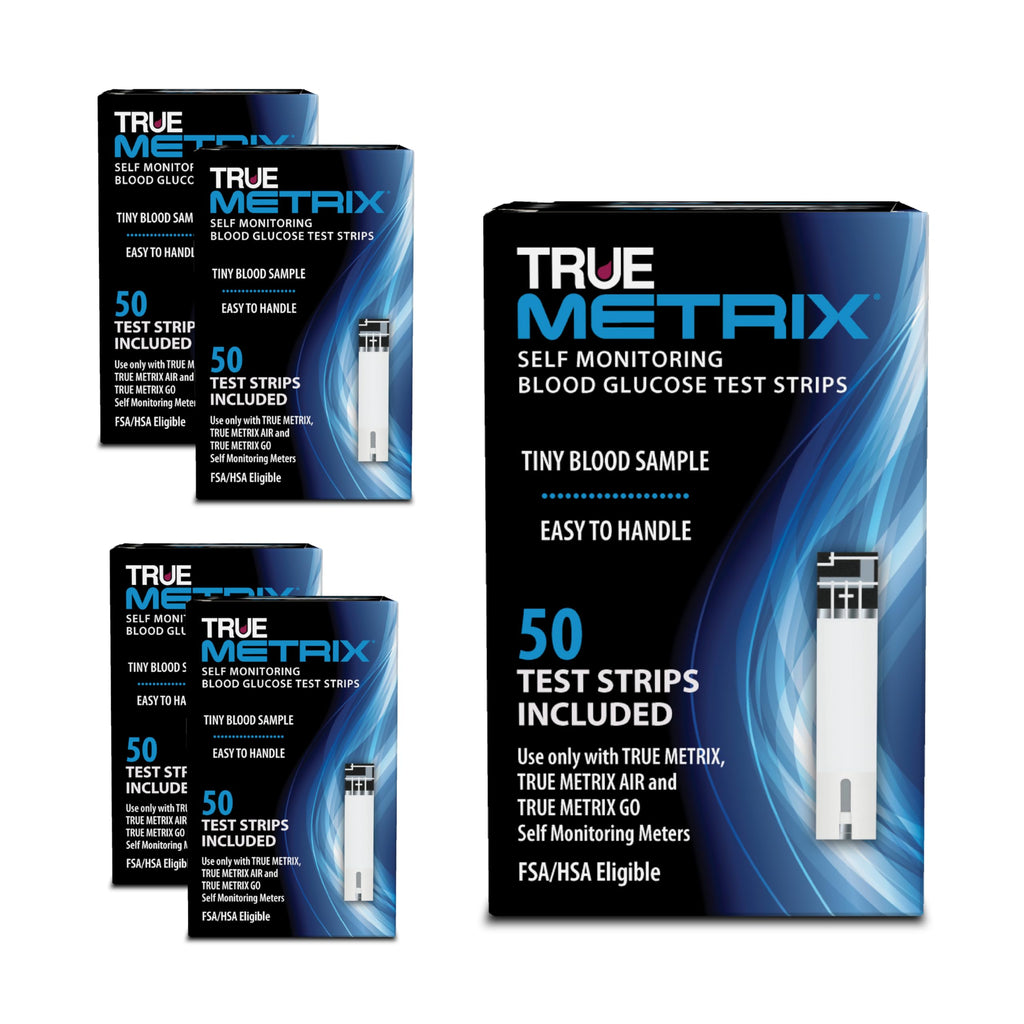 TRUE METRIX® Test Strips 250 Count (5 x 50ct) | Compatible with TRUE METRIX Meters