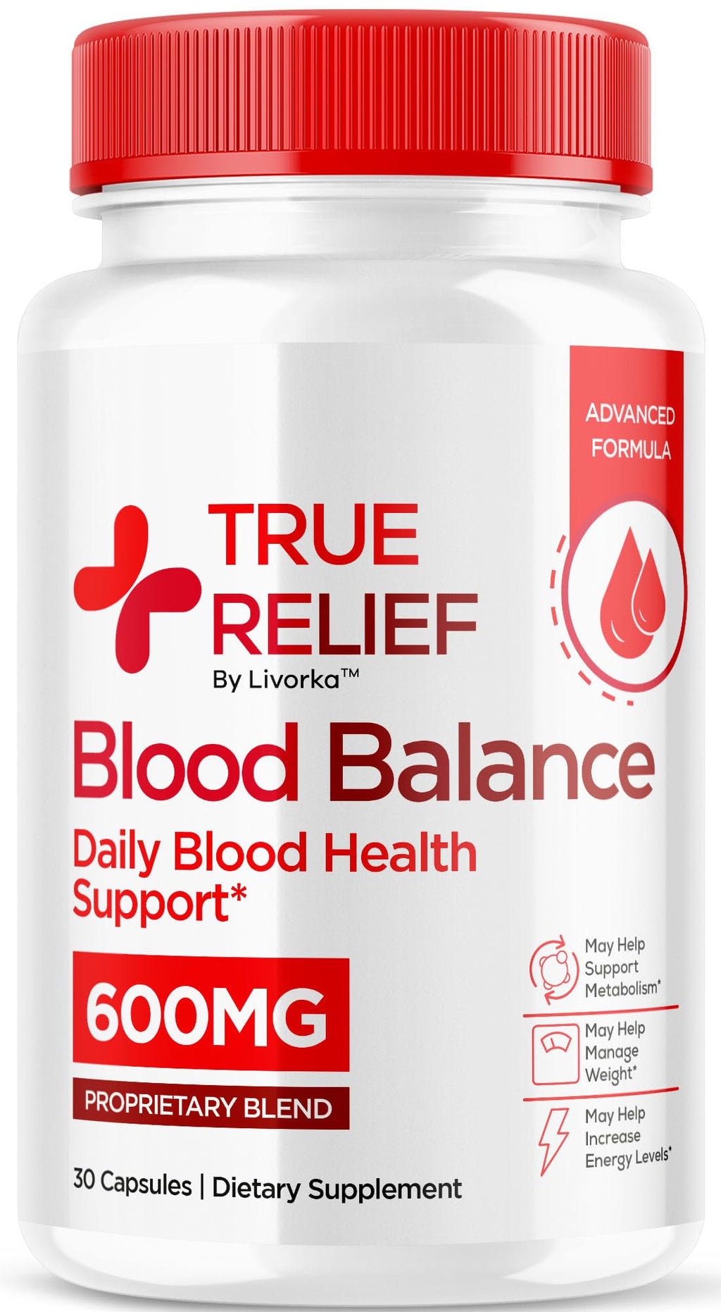 True Relief Capsules | Official True Relief Supplement - Balance Support, 30 Capsules