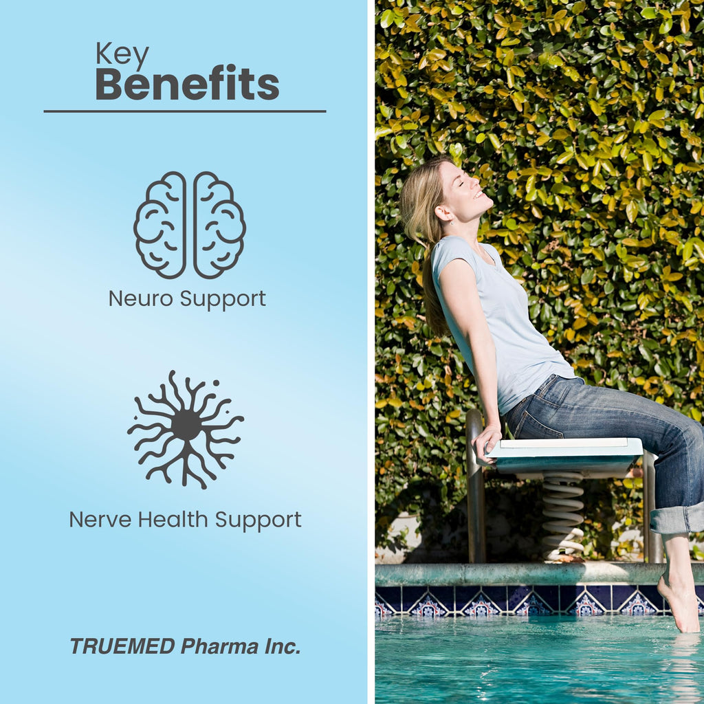 TRUEMED Neuropathy Support – Nerve Health Supplement (60 Veg Capsules)