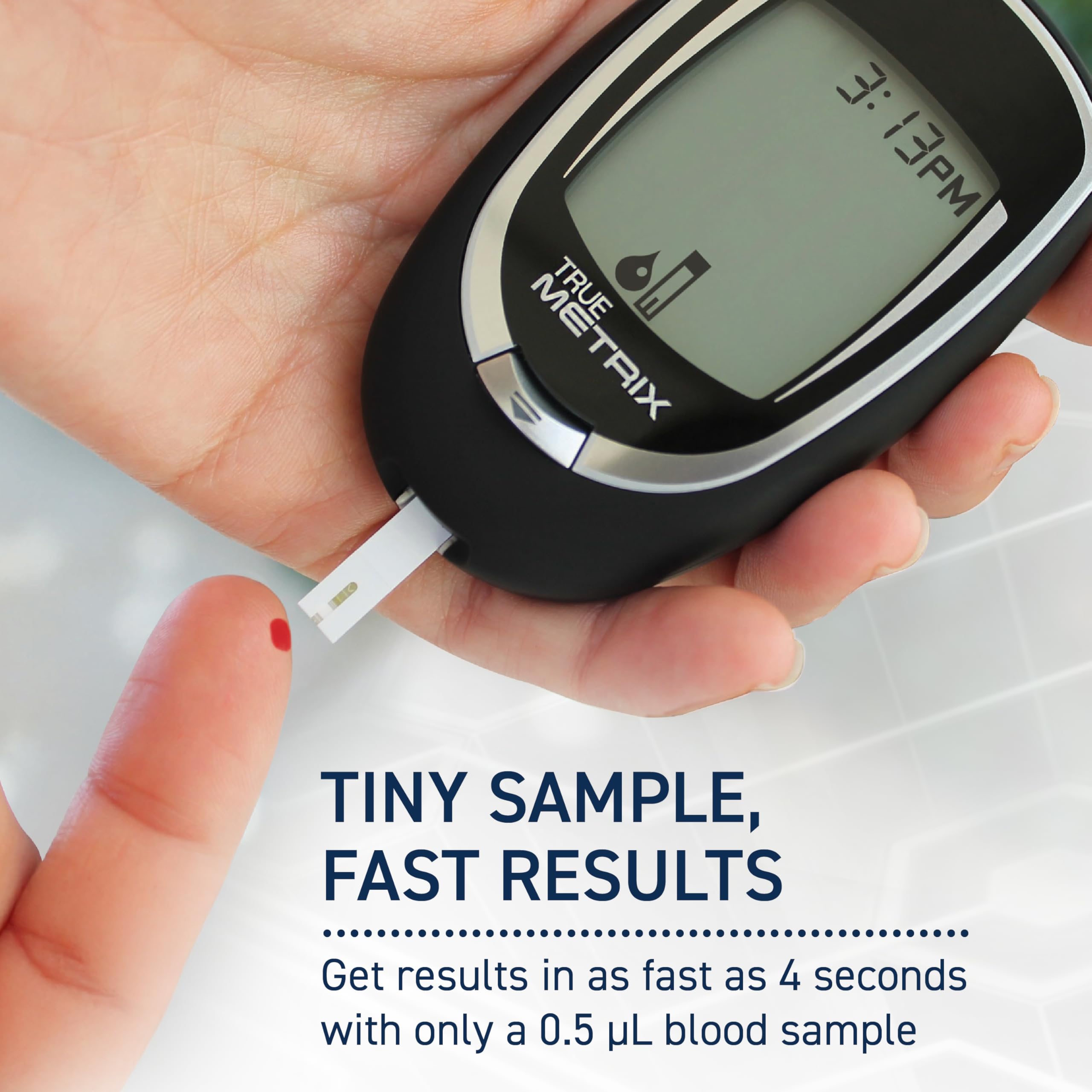 TRUE METRIX Test Strips 100-Count | 0.5µL Sample, TRIPLE SENSE Technology