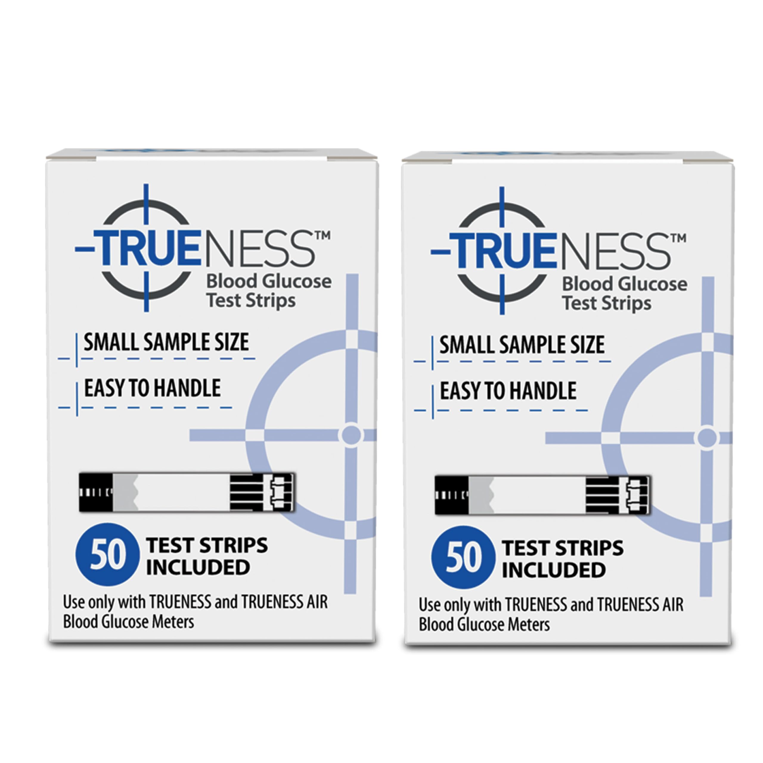 TRUENESS Blood Glucose Test Strips – 50 Count (2 Pack) for TRUENESS Meters