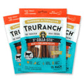 TRURANCH Collagen Sticks - 5-Inch Dog Treats, Rawhide Alternative, Beef, 3 Bags (45 Count)