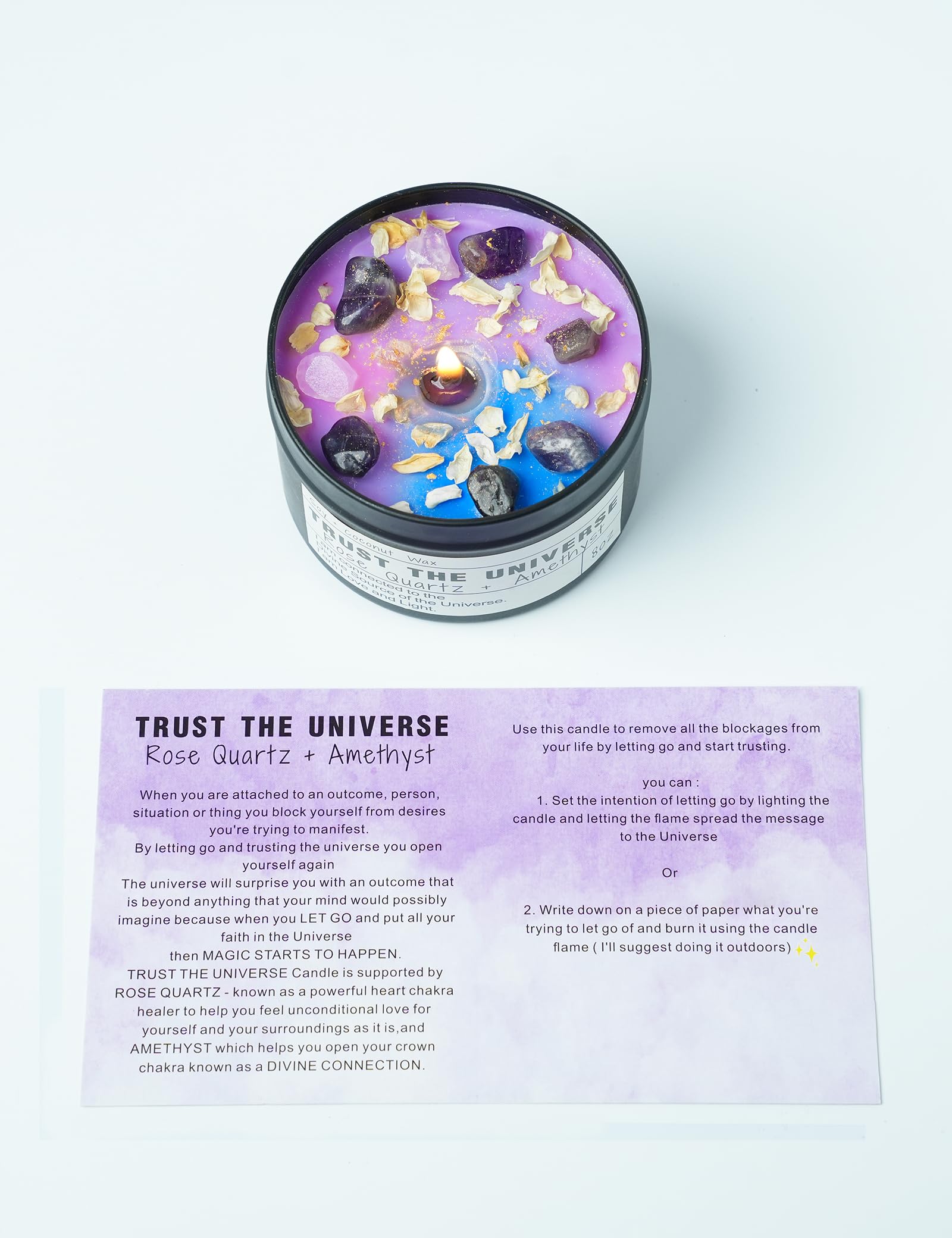 Healing Candles | Manifestation & Chakra Energy – Trust The Universe