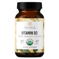 Truvani Organic Vitamin D3 - Plant-Based, USDA Organic, Gluten-Free (30 Tablets)