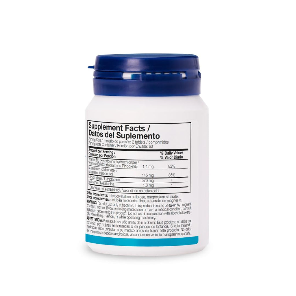 Tryptophan, Melatonin, Magnesium & Vitamin B6 - 60 Tabs | Ana María Lajusticia