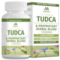 TUDCA Supplement 1000mg – Bile Salts and Liver Support with Milk Thistle – 6 Herb Blend Gallbladder Formula – 60 Capsules