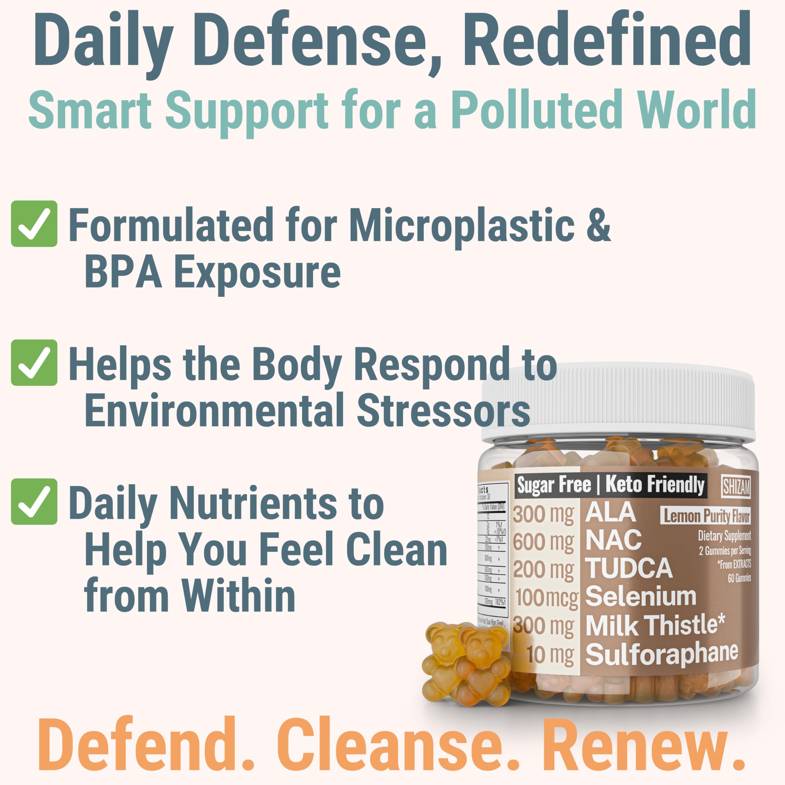 TUDCA NAC ALA Gummies – N‑Acetylcysteine, Alpha Lipoic Acid, Sulforaphane