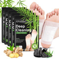 Tudiqe 50PCS Ginger Bamboo Vinegar Foot Pads – Sleep & Deep Cleansing Patches