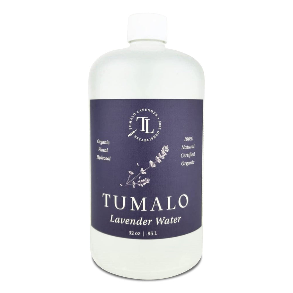 TUMALO LAVENDER Hydrosol 32 oz | Pure Organic Lavender Floral Water - Made in USA for Skincare & Aromatherapy