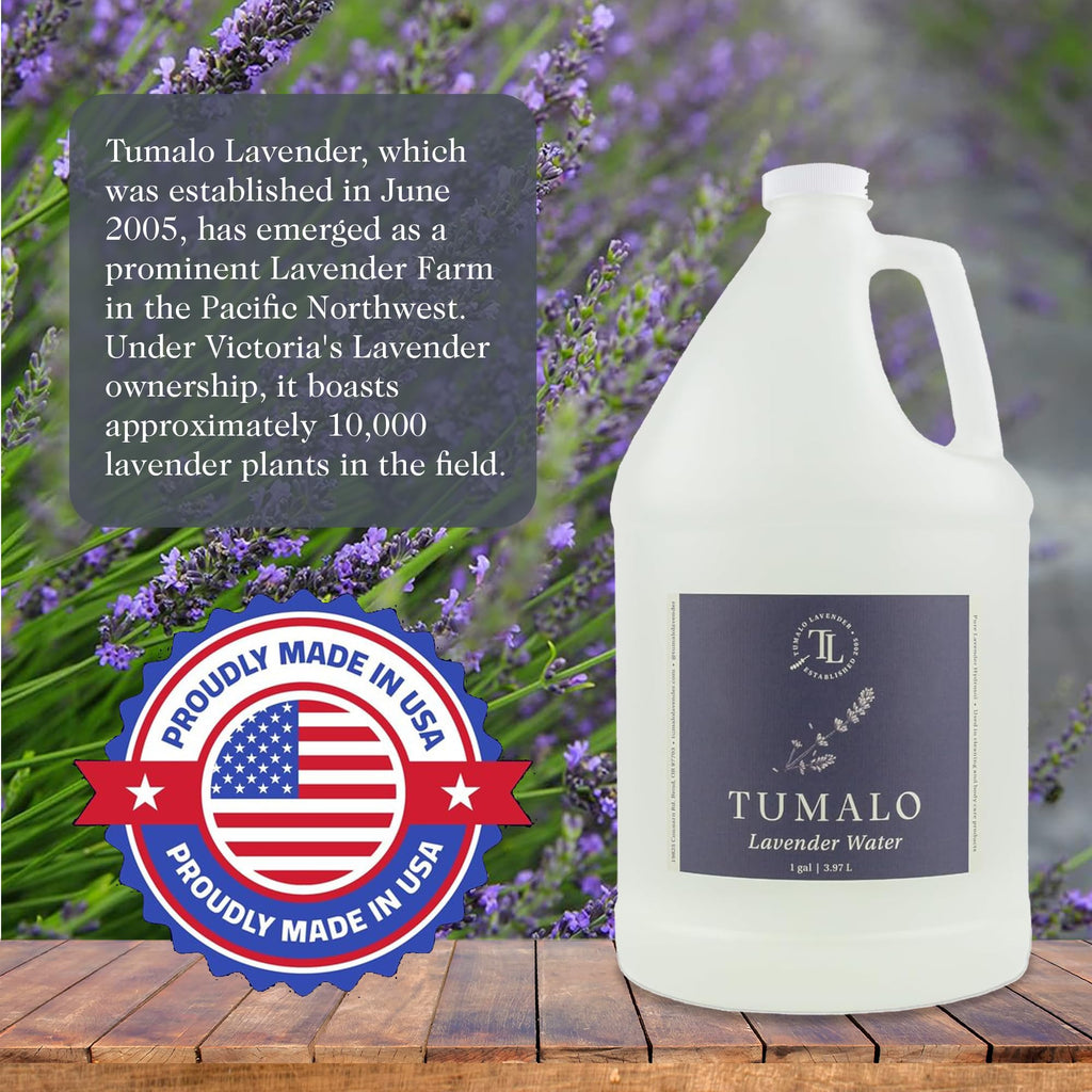 Tumalo Lavender Hydrosol - Organic Lavender Floral Water for Skincare, Aromatherapy & Home Use | Made in USA