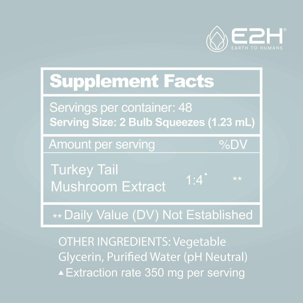 Turkey Tail Mushroom Extract - Faster Absorption | Immune & Digestive Support (2 oz)