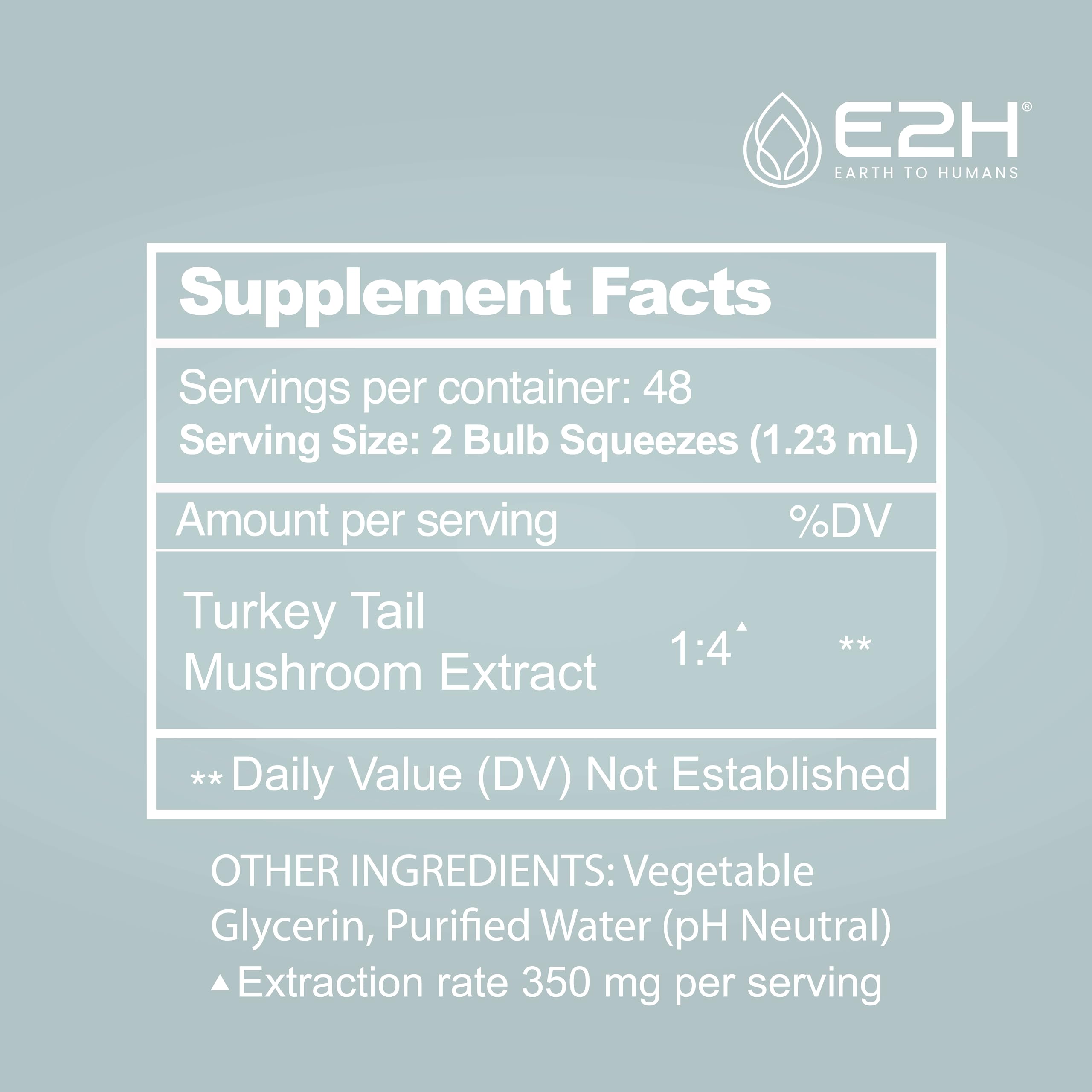 Turkey Tail Mushroom Extract - Faster Absorption | Immune & Digestive Support (2 oz)