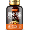 Turmeric Curcumin with Black Pepper 1000mg – 60 Capsules | 15X Absorption