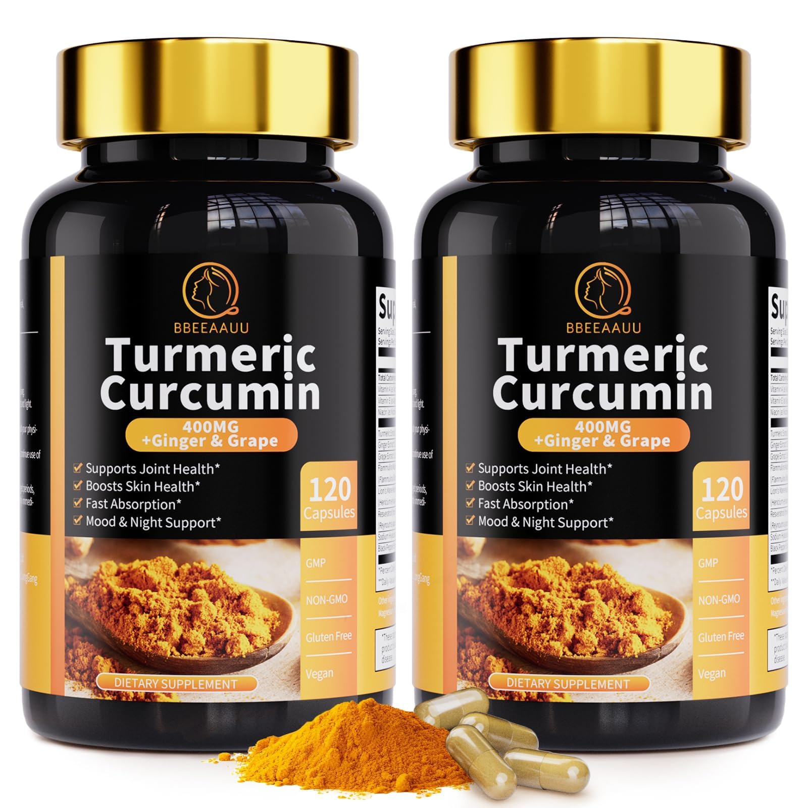 Turmeric Curcumin Supplement – 11-in-1 with Black Pepper | 95% Curcuminoids